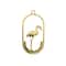John Bead 30mm Gold Flamingo Beadwork Pendants, 4ct.